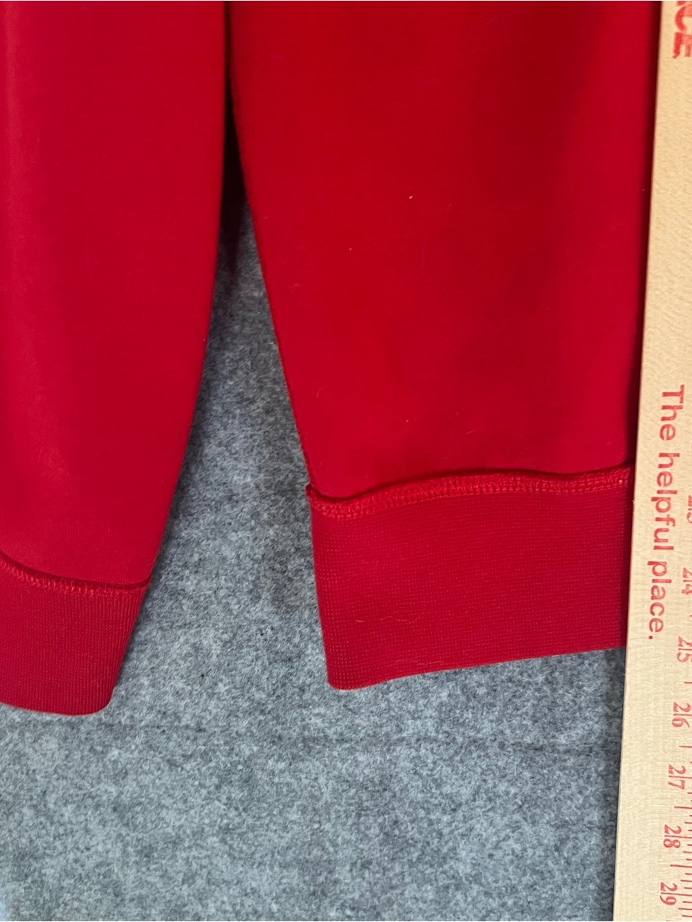 POLO RALPH LAUREN Womens Red Sweatshirt Big Textured Pony Logo Crewneck Medium - Picture 10 of 13